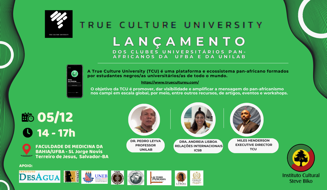 Lançamento dos Clubes Pan-Africanos será realizado nesta sexta (05/12) em Salvador