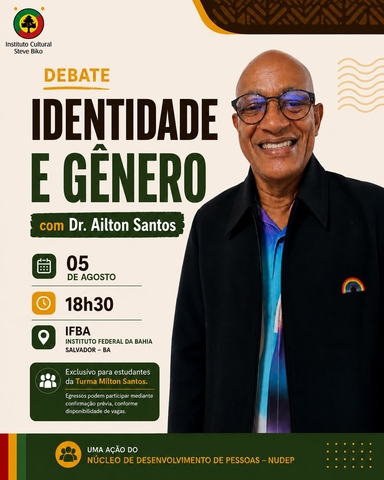 Estudantes do Pré debatem sobre Identidade e Gênero com Dr. Ailton Santos
